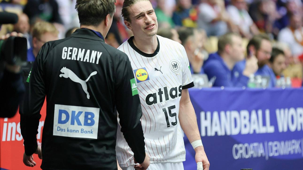 Verstauchung? Deutsche Handballer bangen um Knorr