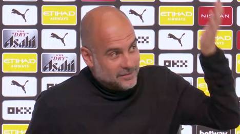 Pep Guardiola wird auf der PK von Manchester City emotional und geht in den Verteidigungsmodus.