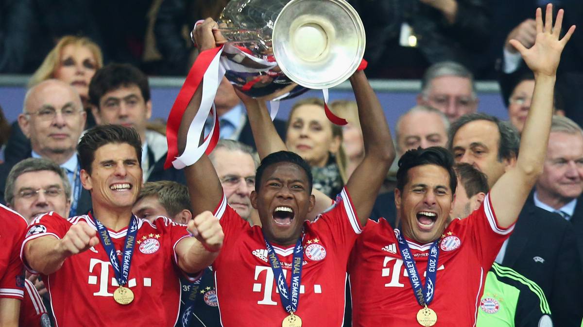David Alaba holte 2013 mit dem FC Bayern München das Triple