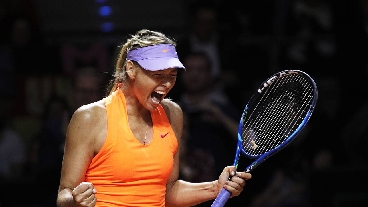 Scharapowa siegt bei Comeback