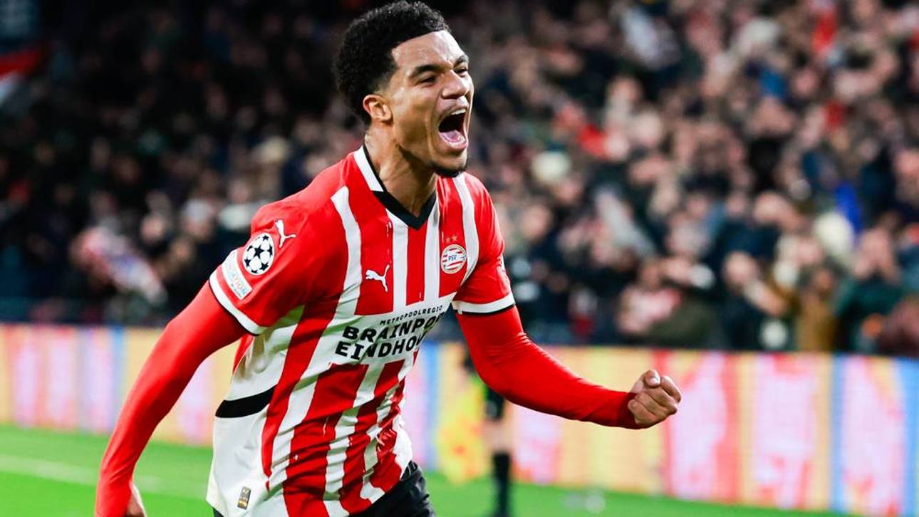 Malik Tillman überzeugt im Trikot der PSV Eindhoven