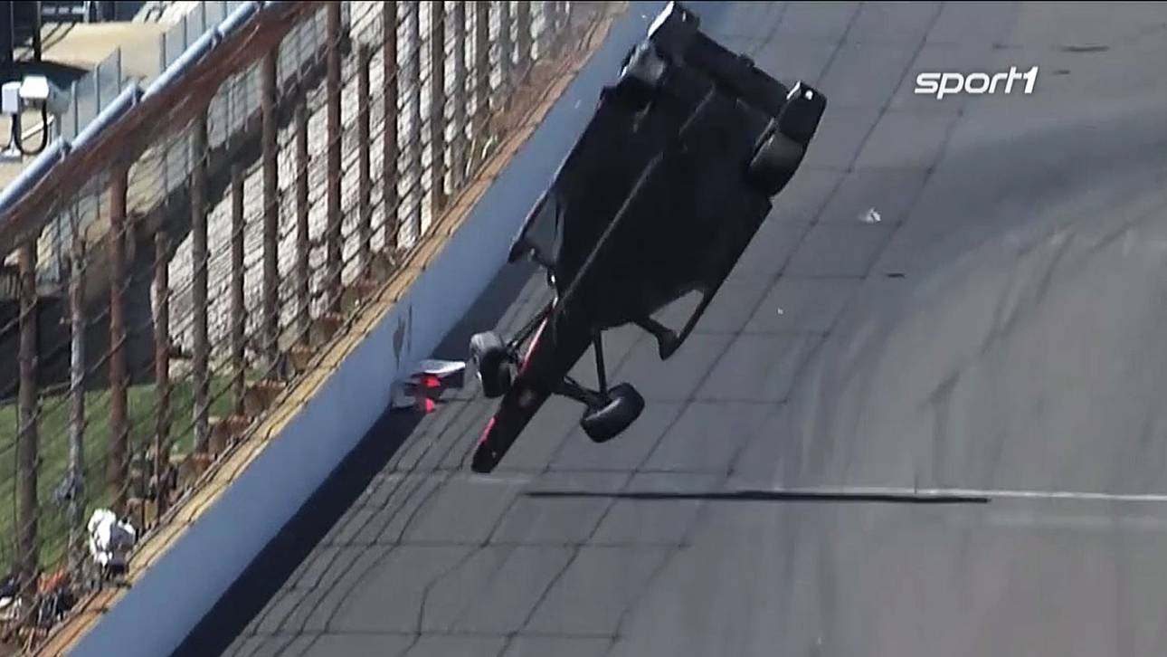 Spektakulärer Unfall endet glimpflich