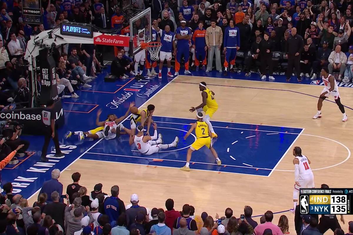 Die New York Knicks sehen in Spiel 1 der Eastern Conference Finals der NBA schon wie der sichere Sieger aus. Die Indiana Pacers aber starten ein unfassbares Comeback, das in der Schlusssekunde scheinbar gekrönt wird. Aber es geht in die Overtime - und auch dort wird es wild.