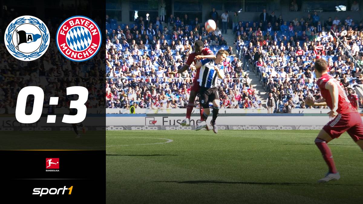 Arminia Bielefeld - FC Bayern München (0:3): Tore und Highlights | 1. Bundesliga
