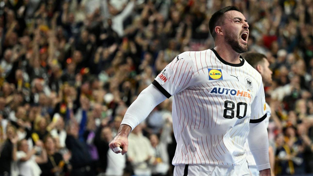 DHB-Handballer sichern sich Halbfinal-Matchball