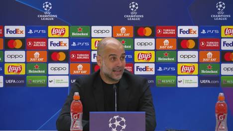 Erling Haaland wurde bei dem Spiel gegen Real Madrid beinahe komplett aus dem Spiel genommen. Trainer Pep Guardiola lobt deshalb die Defensivleistung der Königlichen. 