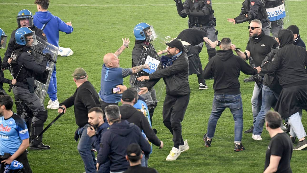 Schließlich schritt die Polizei ein