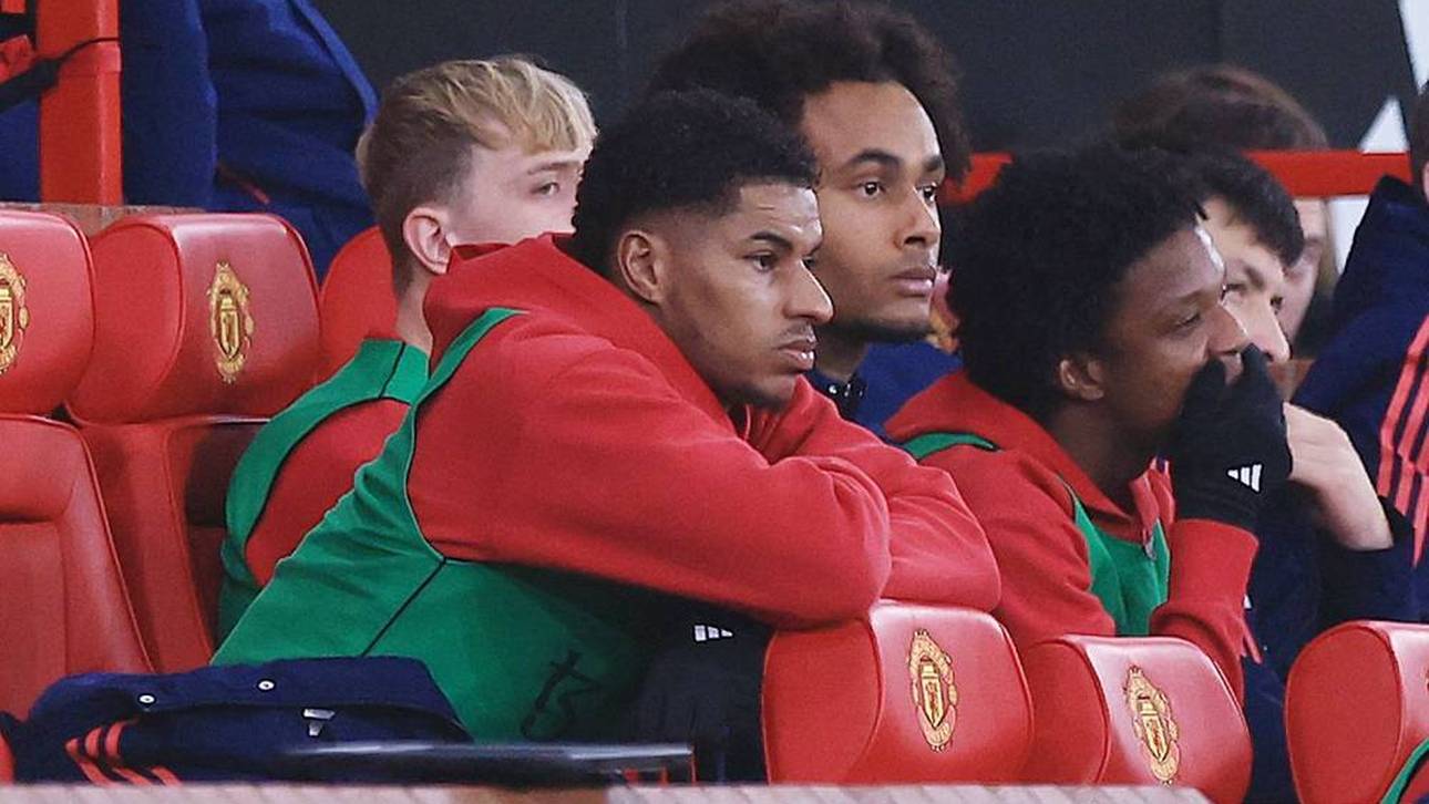 Marcus Rashford findet sich bei Manchester United aktuell höchstens auf der Bank wieder