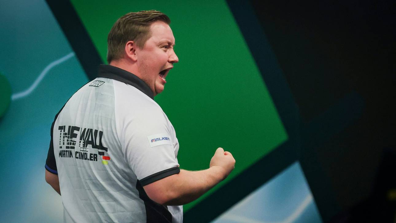 Darts-WM: Schindler in Runde drei – Hopp raus