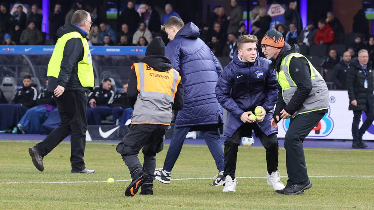 Hertha – HSV 32 Minuten unterbrochen!