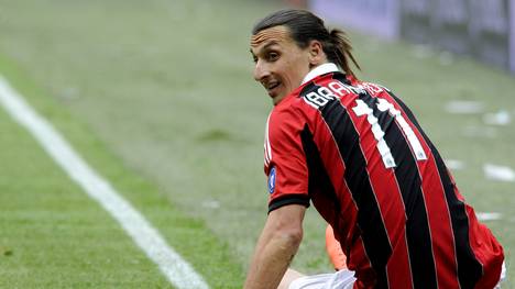 Zlatan Ibrahimovic spielte von 2010 bis 2012 beim AC Mailand