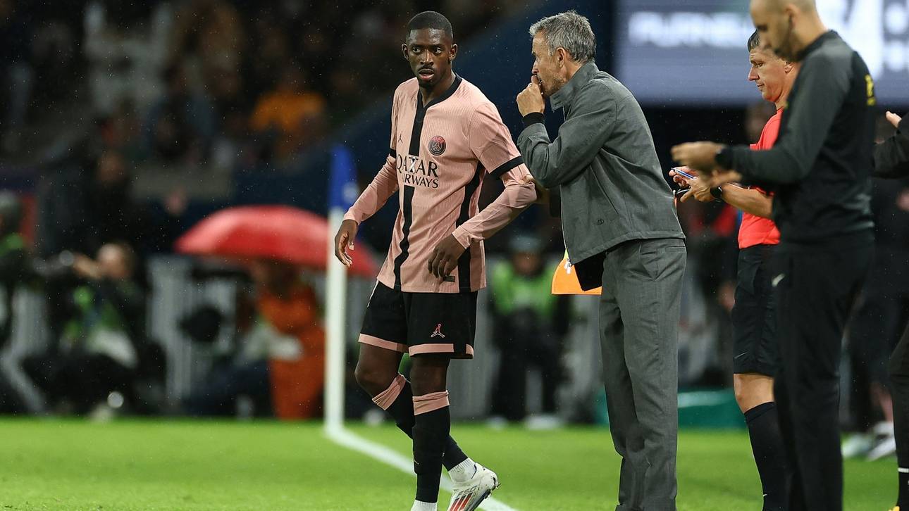 Vor Duell bei Arsenal: Paris streicht Dembele aus Kader