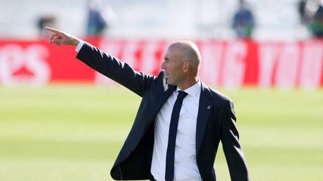 Zinedine Zidane steht mit Real Madrid in der Champions League unter großem Druck