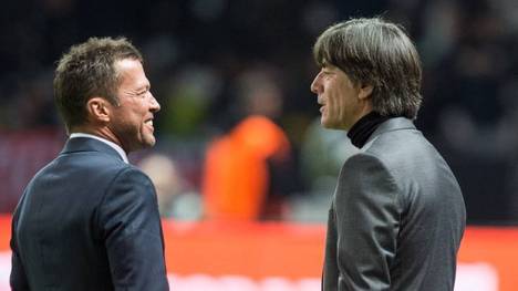 Rekordnationalspieler Lothar Matthäus (l.) kritisierte Bundestrainer Joachim Löw (r.) zuletzt. 