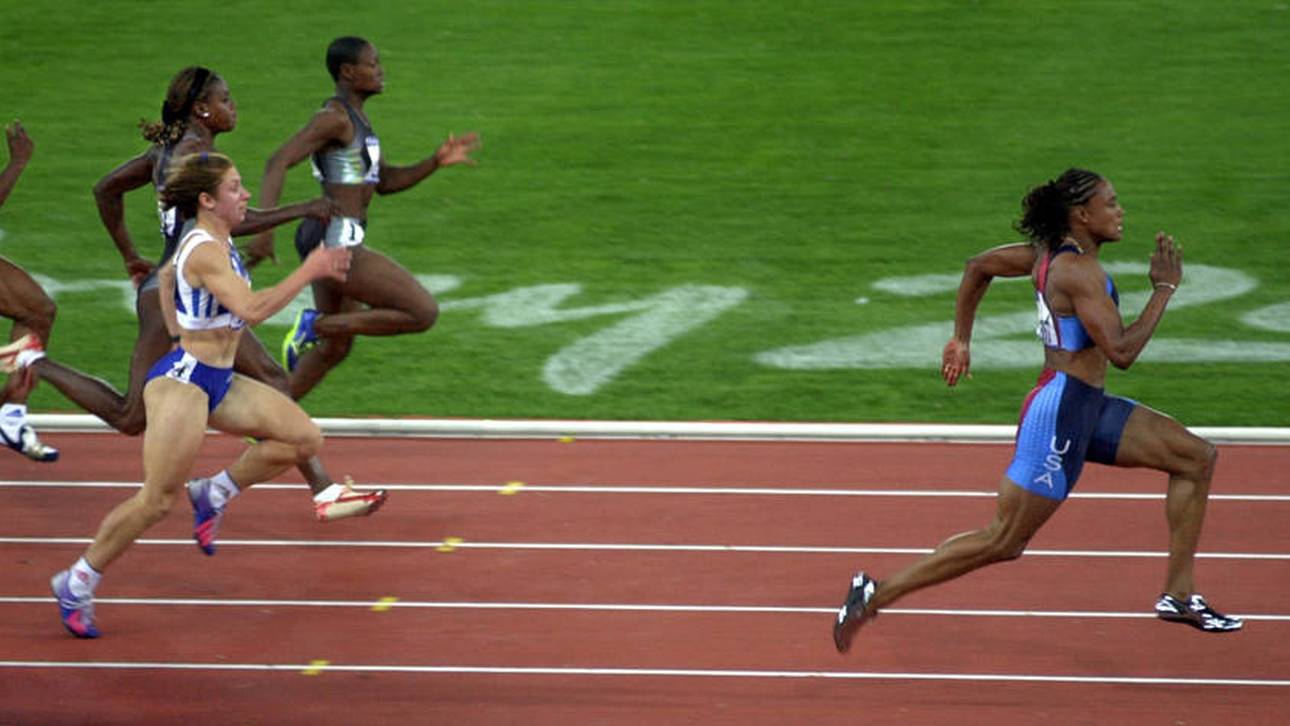 Im Finale über 100 Meter ließ Jones ihren Konkurrentinnen keine Chance