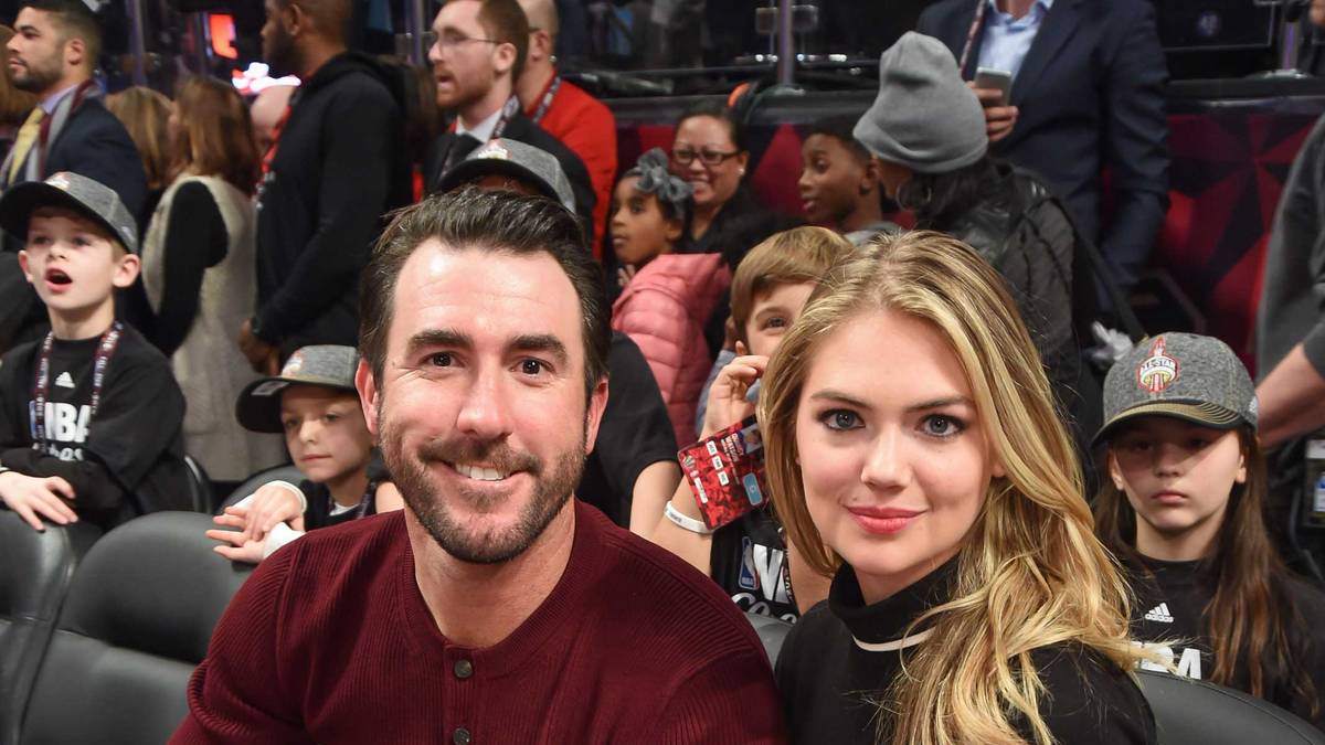 Das All-Star Game ist immer auch ein Schaulaufen der Promis. Model Kate Upton und ihr Freund Justin Verlander (MLB-Profi der Detroit Tigers) bilden da keine Ausnahme
