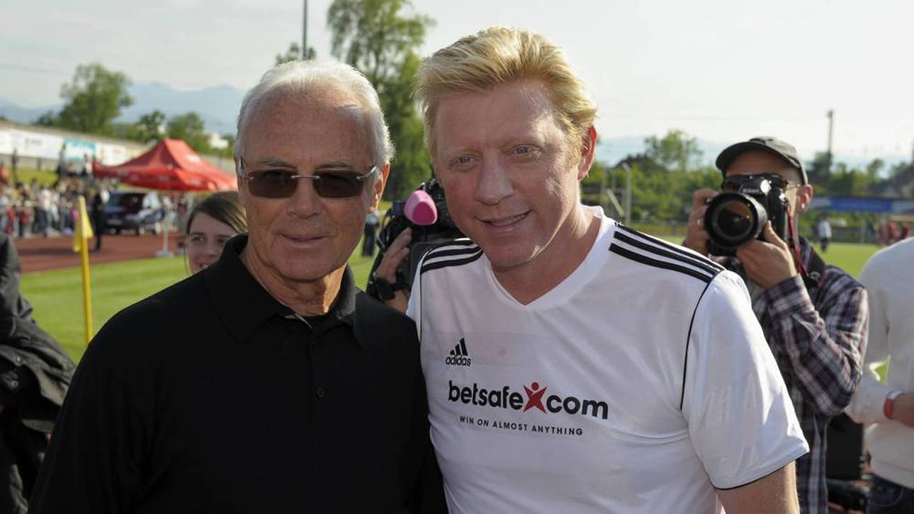 Becker-Verabschiedung von Beckenbauer