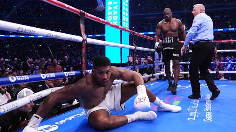 Anthony Joshua hat den Schwergewichts-Titelkampf gegen Daniel Dubois krachend verloeren 