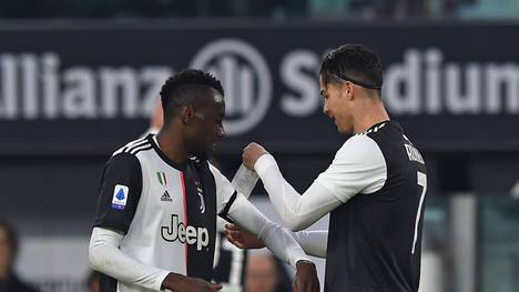 Blaise Matuidi (l., mit Cristiano Ronaldo) hatte eigentlich noch bis 2021 einen Vertrag bei Juve