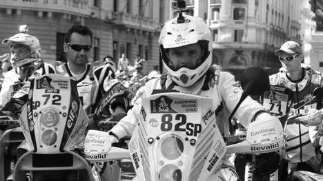 Motorrad-Fahrer Michal Hernik (Nummer 82) starb auf der dritten Etappe der &quot;Dakar&quot;