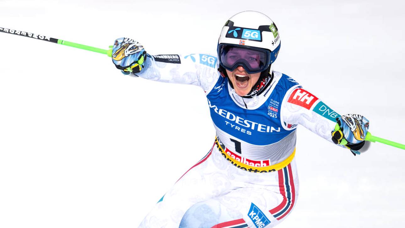 Thea Louise Stjernesund jubelte zunächst, ehe die große Enttäuschung einsetzte 