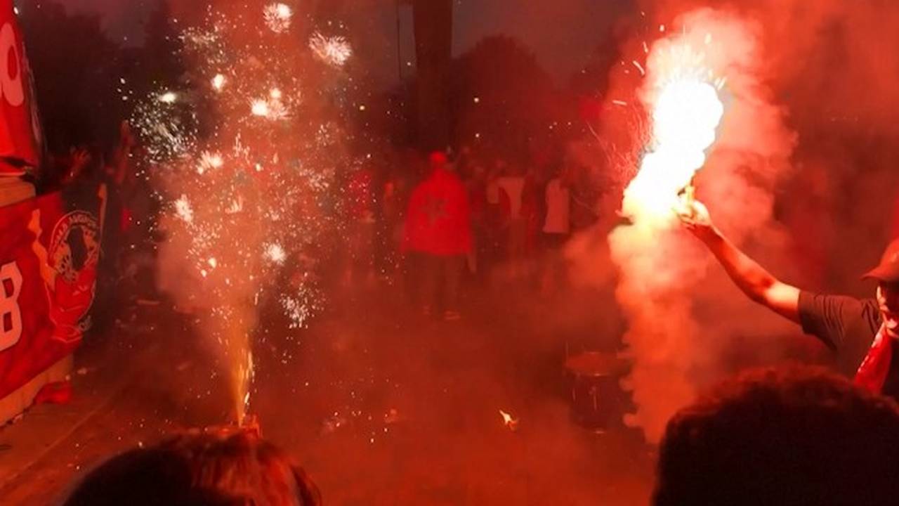 WM 2026: Marokkos Fans sorgen für Pyro-Wahnsinn in Boston