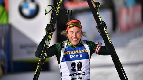 Laura Dahlmeier ist auch bei der Biathlon-WM 2019 in Östersund der große deutsche Trumpf