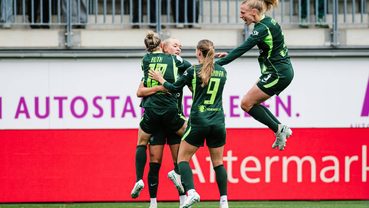 Siebter Saisonsieg: Wolfsburg bleibt an Bayern dran