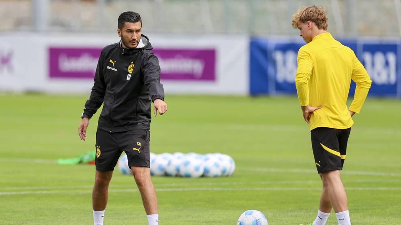 Cole Campbell und Nuri Sahin im Trainingslager des BVB 