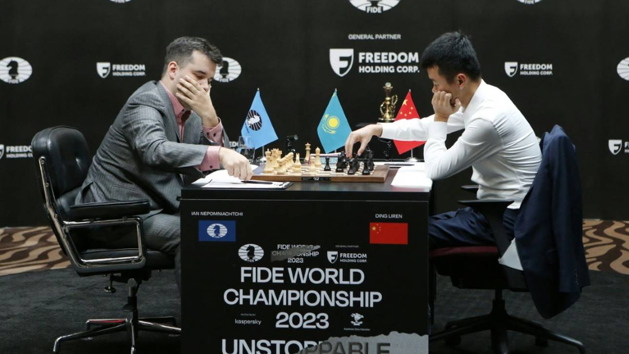 Irrer Titelkampf bei Schach-WM