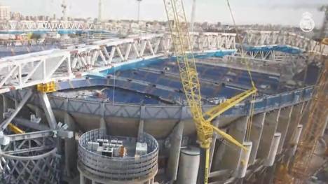 Real Madrid baut seinen Fußballtempel um. Die Arbeiten am neuen Estadio Santiago Bernabéu laufen auf Hochtouren.