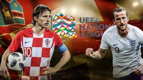Nations League: Kroatien - England mit Luka Modric und Harry Kane