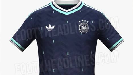 Bei der WM 2026 ist Adidas vorerst das letzte Mal Ausrüster der deutschen Nationalmannschaft. Nun hat "Footy Headlines" das kommende Auswärtstrikot des DFB geleakt.