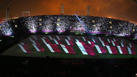 Die Eröffnungszermemonie beim Asien-Cup 2011 in Katar