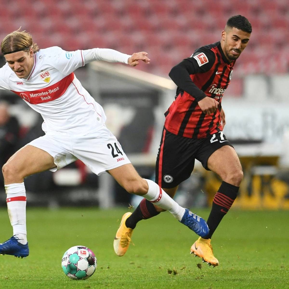Fußball-Bundesligist VfB Stuttgart kann im Abstiegskampf wieder mit den zuletzt angeschlagenen Borna Sosa und Erik Thommy planen.