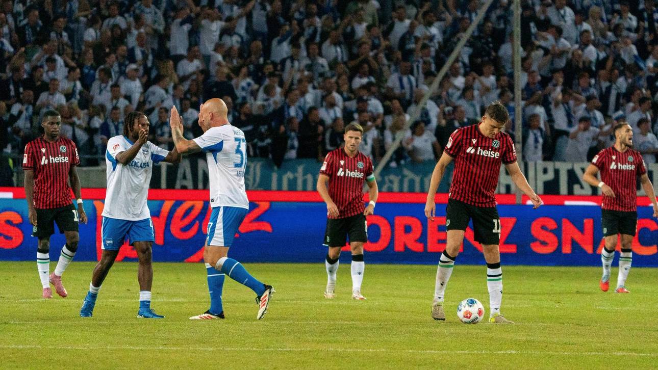 Hannover kassiert erste Niederlage
