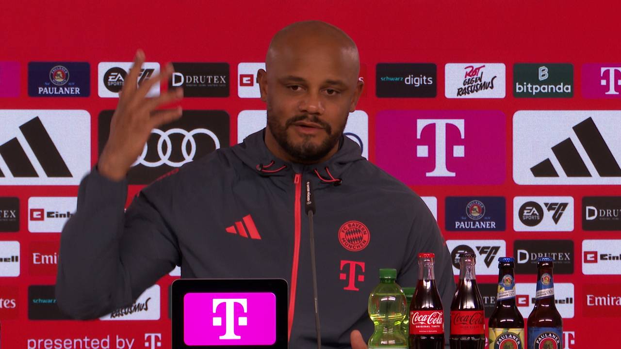 Launiger Kompany-Moment mit französischem Journalisten
