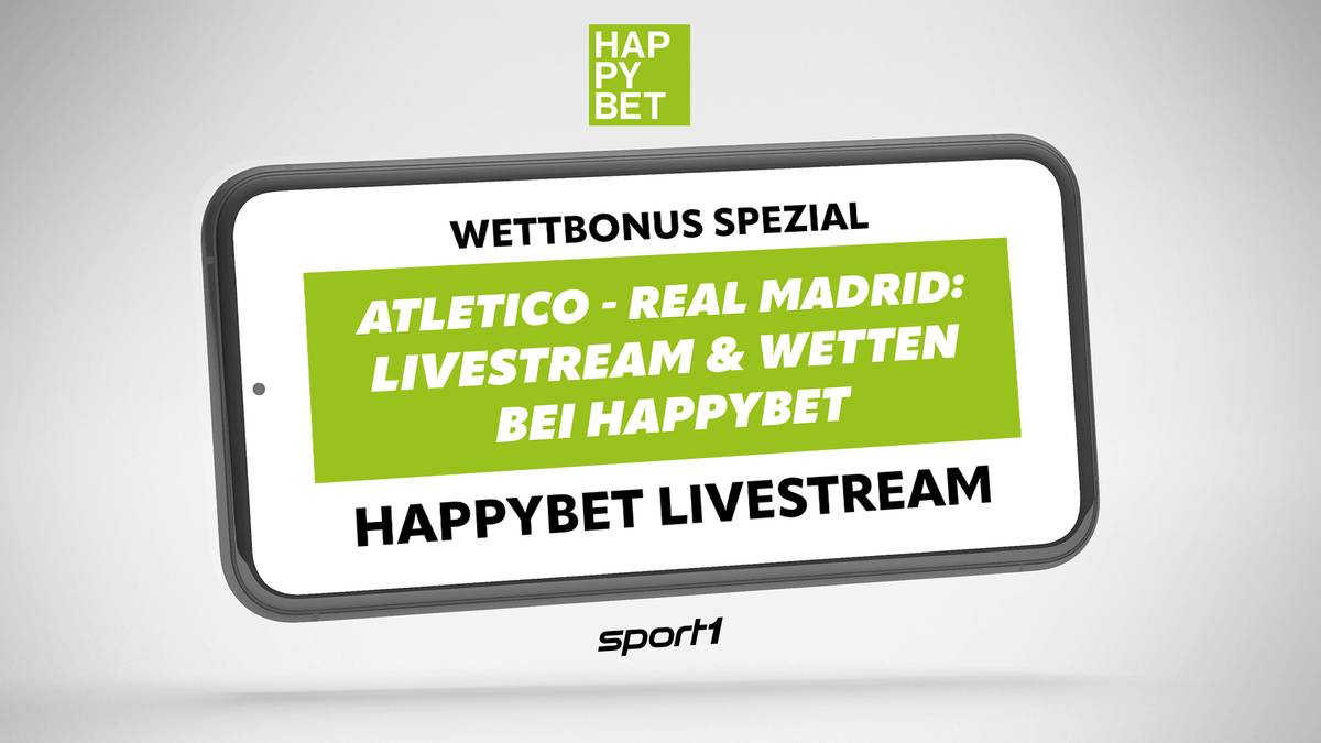 Atletico Madrid - Real Madrid im Livestream bei Happybet