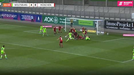 Die Fußballerinnen des VfL Wolfsburg können die Meisterfeier planen. Der Bundesliga-Spitzenreiter gewann das vorentscheidende Topspiel gegen Verfolger und Titelverteidiger Bayern München überraschend deutlich.