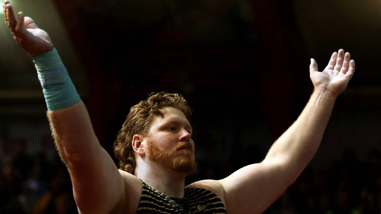 Weltrekord im Kugelstoßen verbessert