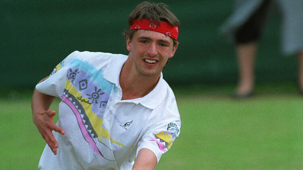 Der junge Goran Ivanisevic 1991
