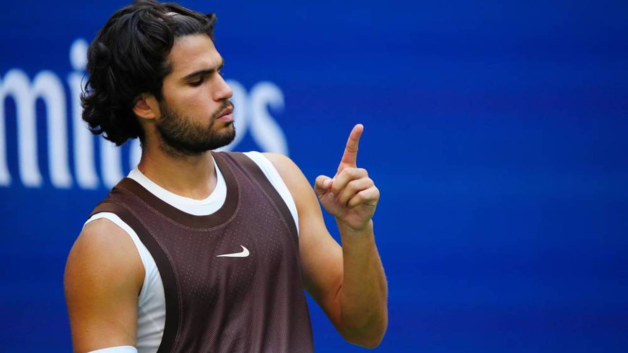 US Open live: Stolpert Alcaraz?