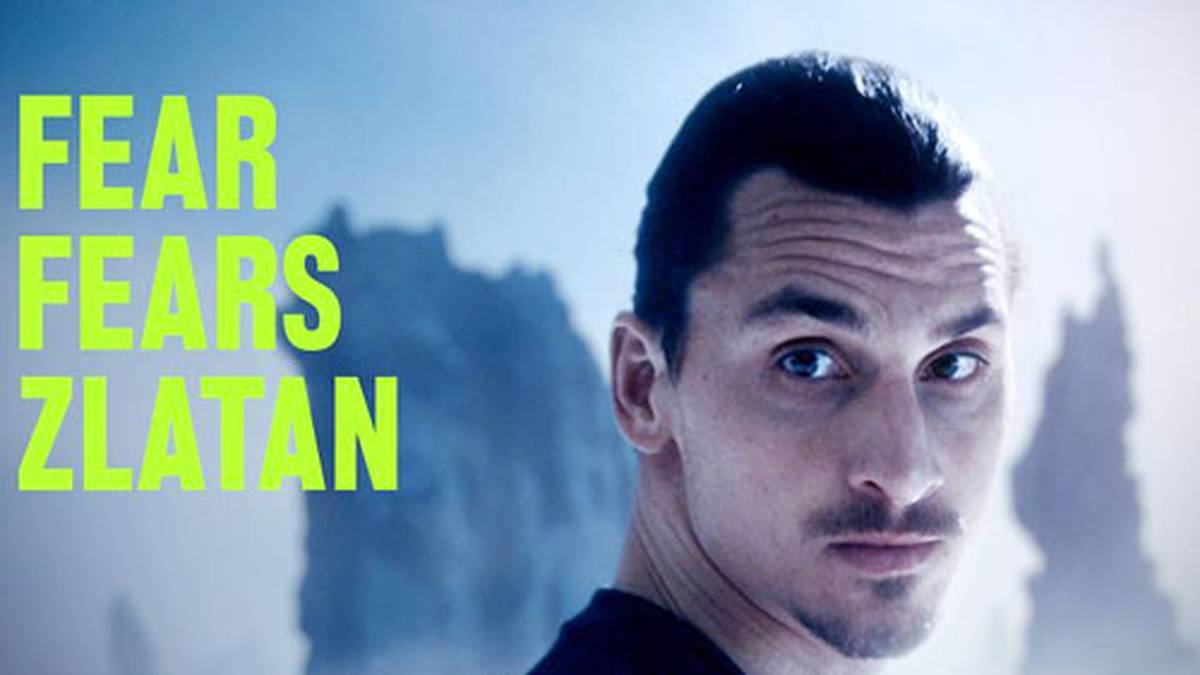 "Angst für Zlatan ist wie das Benzin in einem turbo-betriebenen Sportwagen. Je mehr du rein tust, desto weiter kommst du", ist Zlatans Twitter-Kommentar zu diesem Bild