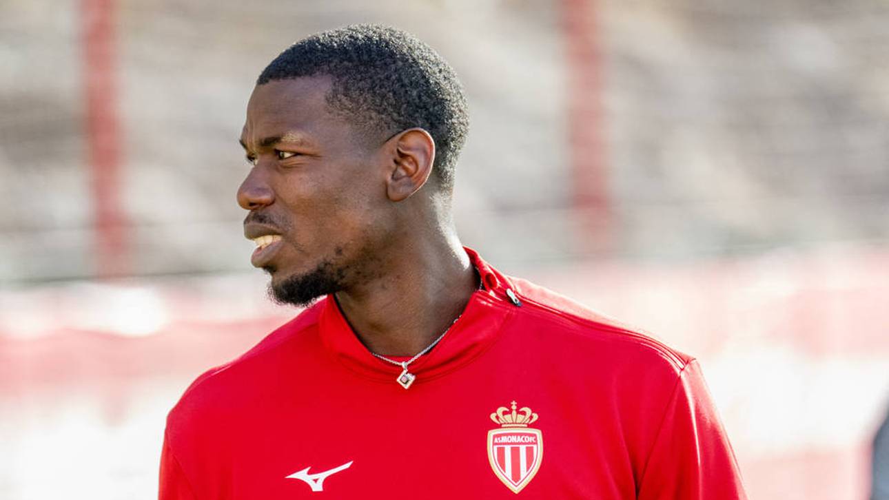 Paul Pogba im Training der AS Monaco