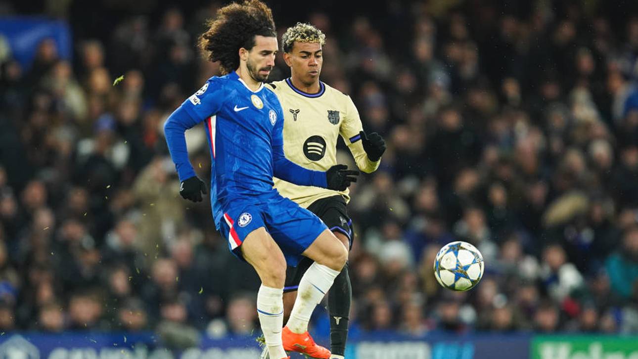 Marc Cucurella duellierte sich mit Lamine Yamal