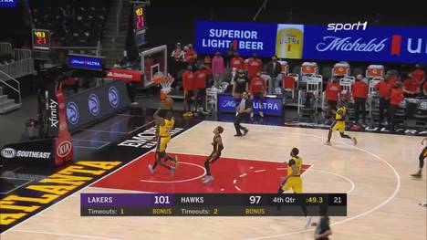 Die Lakers haben auf zwei Niederlagen zwei Siege folgen lassen, mussten beim Erfolg gegen die Hawks aber länger als notwendig zittern.