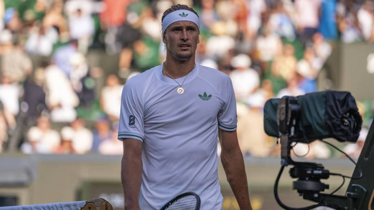 Alexander Zverev schied in Wimbledon in der ersten Runde aus