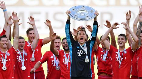 Der FC Bayern erhält in Wolfsburg zum achten Mal in Folge die Meisterschale