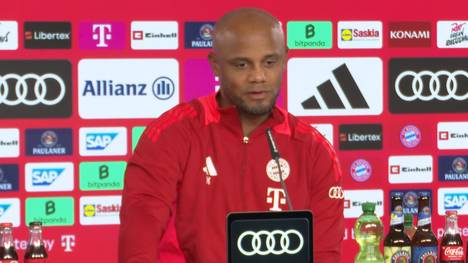 Vincent Kompany und Christoph Freund sprechen auf der Pressekonferenz über die Wichtigkeit eines Abwehrbosses für den FC Bayern.