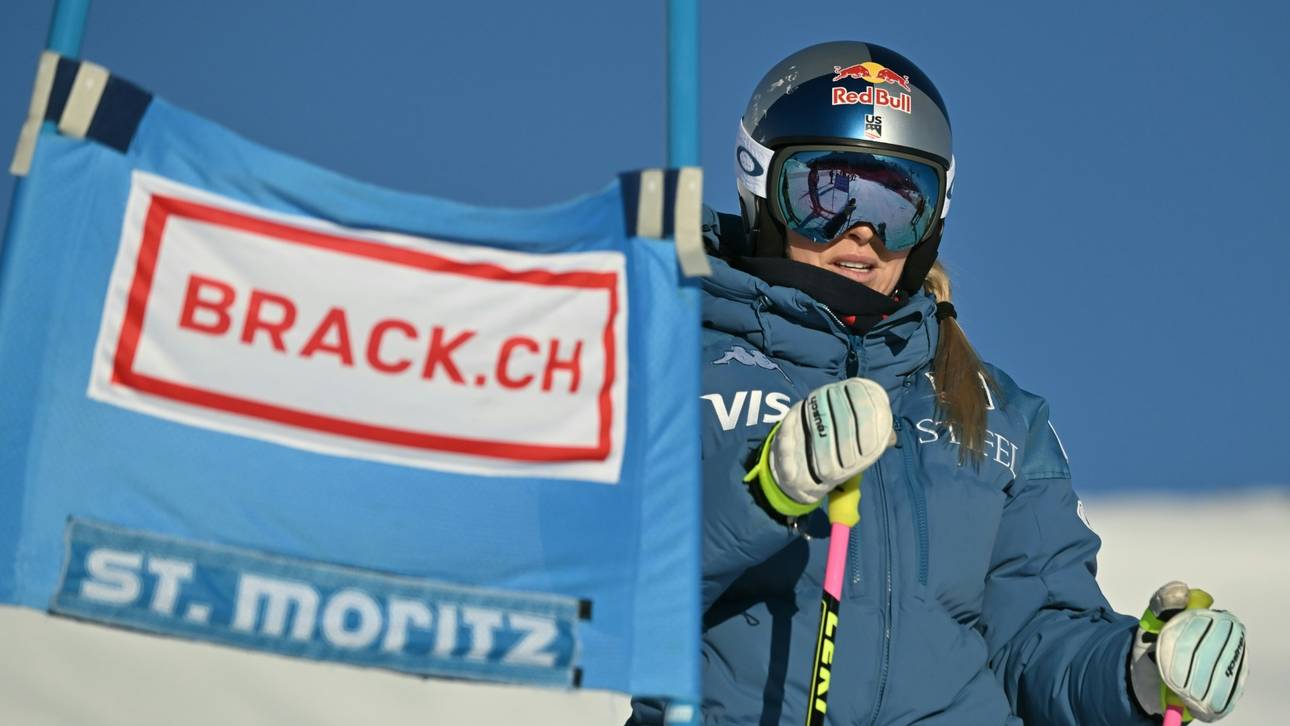 St. Moritz: Vonn mit gelungenem Comeback